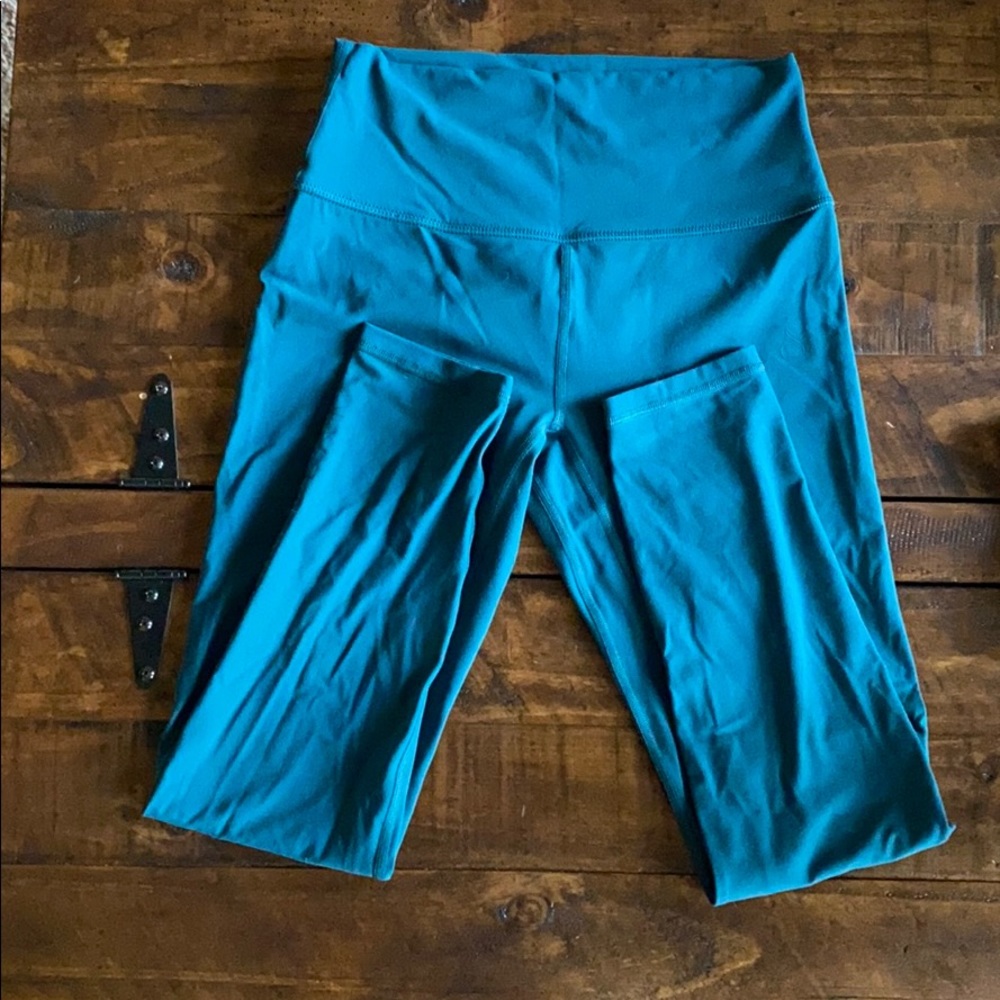 Ryderwear Nude teal leggings